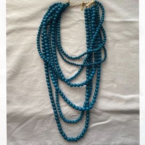 BaubleBar - Teal Beaded/Layered Necklace